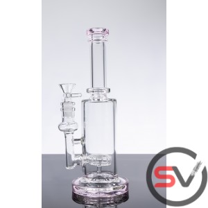 COLORED BASE GLASS WATER PIPE  10inch